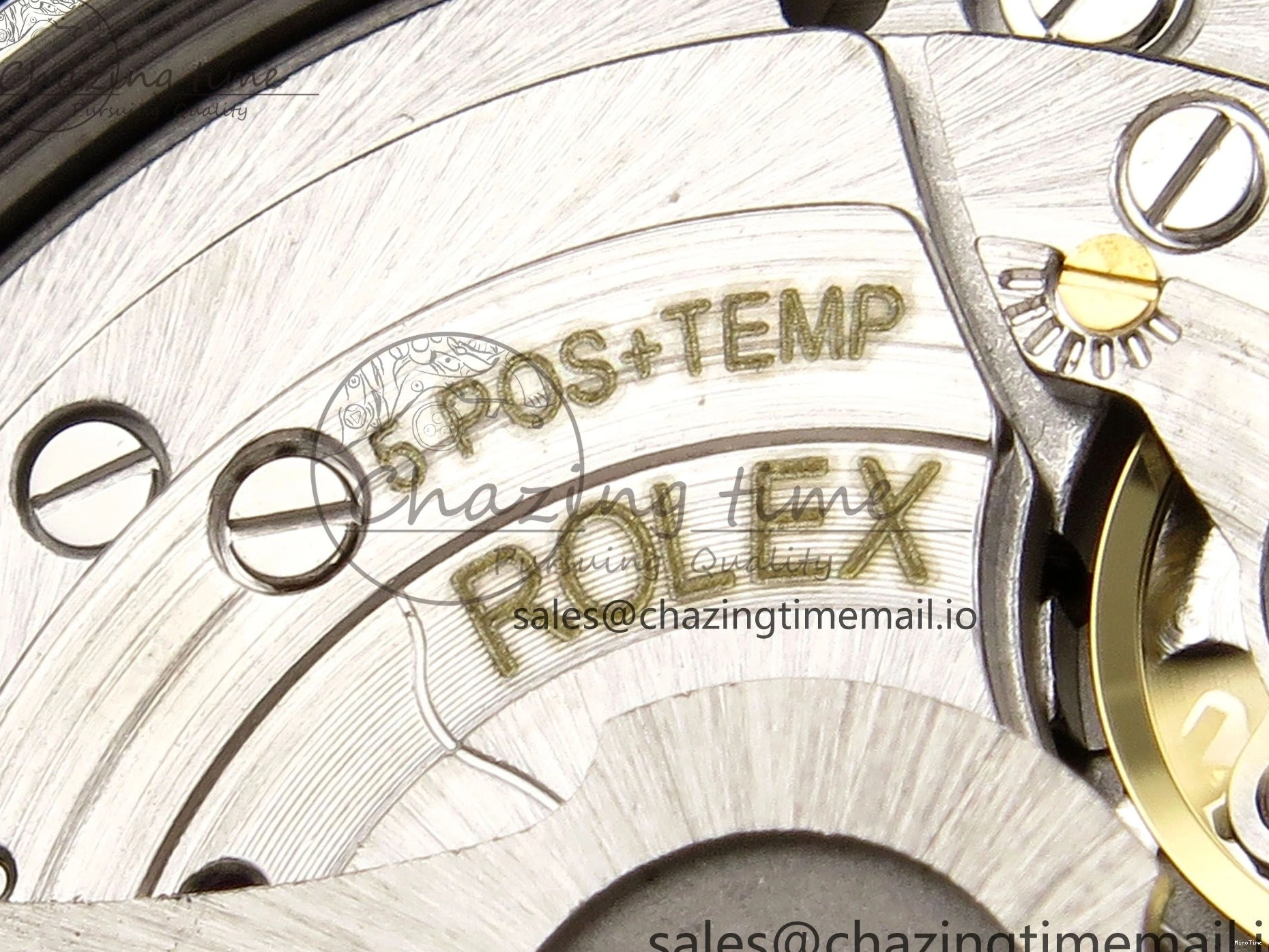 MiroTime 0127 Vibrant DateJust 41 126333 EWEF Best Edition YG Stick Dial on SS YG Jubilee Bracelet A 990